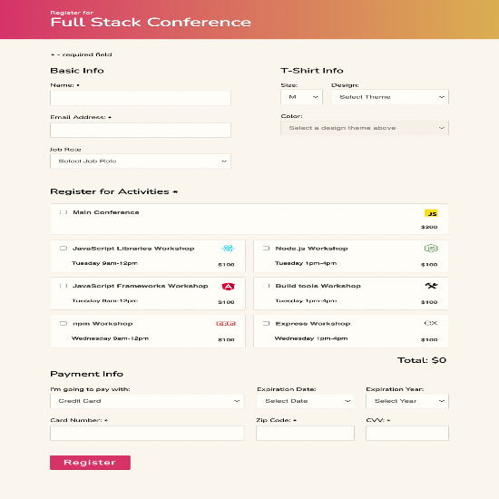 Interactive Form Project